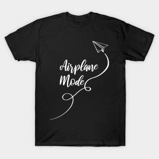 Airplane mode illustration white T-Shirt